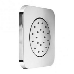 00184CR Soffione quadro laterale orientabile ad incasso anticalcare PORTA E BINI