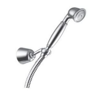 00723CR Kit doccia con supporto, flessibile e doccetta Marea PORTA E BINI