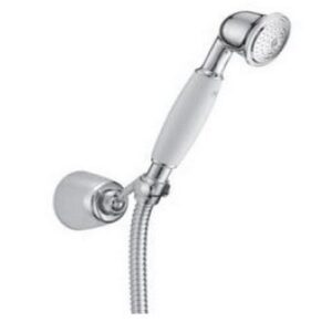 00724CR Kit doccia con supporto, flessibile e doccetta Marea PORTA E BINI