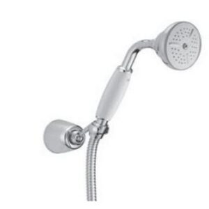 00751CR Kit doccia con supporto, flessibile e doccetta Atena PORTA E BINI