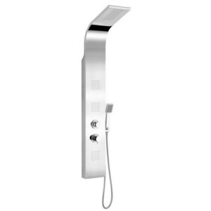 00822CR Colonna doccia a pannello in acciaio inox con misclatore PORTA E BINI - immagine 1