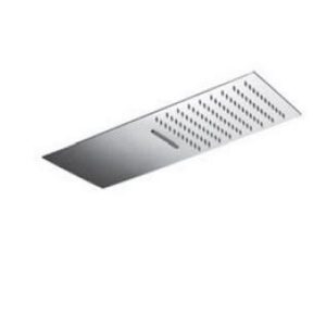 00827CR Soffione a muro Rody due getti in acciaio inox anticalcare PORTA E BINI - immagine 1