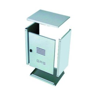 040312S Cassetta Per Contatore Gas In Acciaio Inox   H 70 X L 50 X P 24  Ferrari
