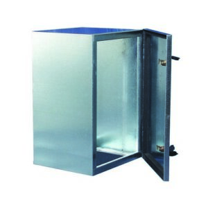 040343 Cassetta  Contatore Gas  H70 X L40 X P25 Cm In Lamiera Zincata  Ferrari