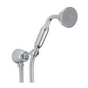 04334CR Presa acqua con supporto, flessibile e doccetta Atena PORTA E BINI