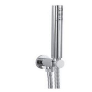 04370CR Presa acqua con supporto flessibile e doccetta ottone Timer PORTA E BINI - immagine 1