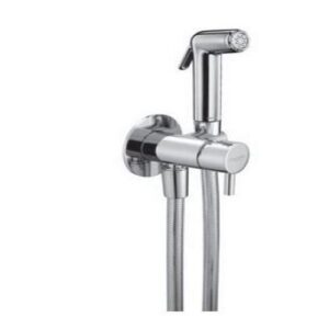 04612CR Kit doccetta shut-off Abs con miscelatore, flessibile cm120 PORTA E BINI