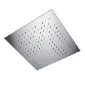07544CR Soffione ad incasso a soffitto in acciaio inox 400x400 PORTA E BINI