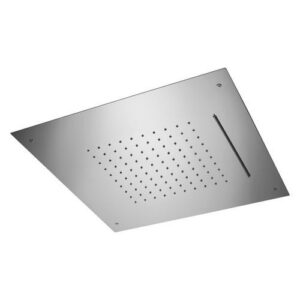 07594CR Soffione ad incasso a soffitto in acciaio inox 500x500 PORTA E BINI