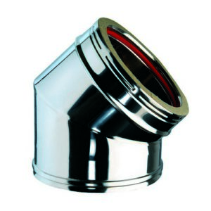 102797 Curva A 45° Mf Inox/Inox    300 Interno 350 Esterno  Ferrari - immagine 1