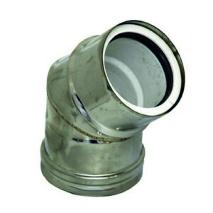 103733 Curva A 45° Mf  Pps / Inox Ferrari - immagine 1