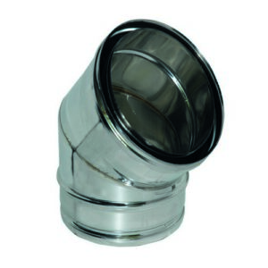 103860 Curva A 30° Mf  Aria/Inox/Inox Ferrari