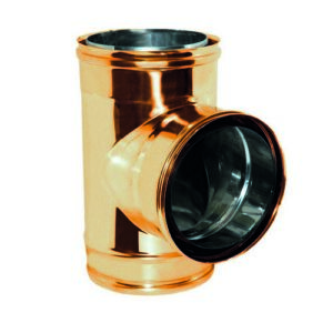 108413  "T" 90° Mf Rame L 244 Mm  80 Interno  100 Esterno Ferrari