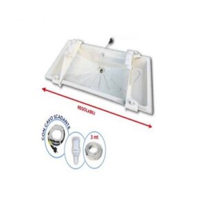 11100101F3 BACINELLA RACCOLTA CONDENSA con cavo scaldante da 3mt mm1050x400 TECNOSYSTEMI