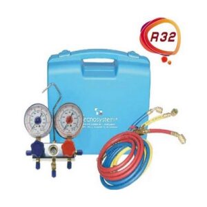11131260 KIT GRUPPO MANOMETRICO A 2 VIE IN VALIGETTA PER GAS R32-R410A TECNOSYSTEMI