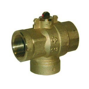 112442 Valvole A Sfera Motorizzate A 3 Vie Impianti Solari  613 Fl 1" Ff Ferrari - immagine 1