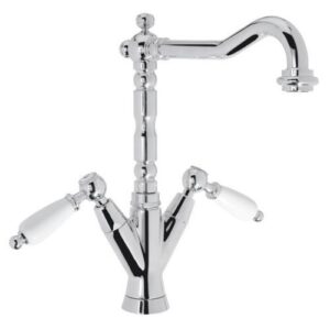 12210CR Monoforo lavabo bocca girevole con scarico PORTA E BINI - immagine 1