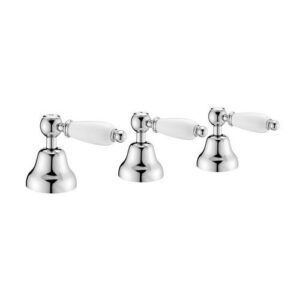 12282CR Batteria bordo vasca con deviatore PORTA E BINI