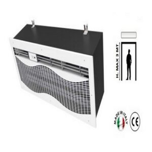12300033R3 BARRIERA D'ARIA 1000 INCASSO CON 3 RESISTENZA "Aria 2 Elegance CR" TECNOSYSTEMI