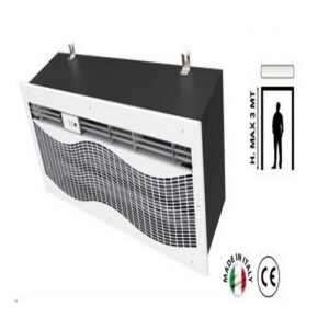12300035R3 BARRIERA D'ARIA 1500 INCASSO CON 6 RESISTENZA "Aria 2 Elegance CR" TECNOSYSTEMI