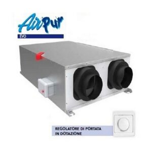 12500280 RECUPERATORE DI CALORE -AIR PUR 2500E EVO- STATICO CANALIZZABILE TECNOSYSTEMI - immagine 1
