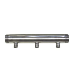 146240508 Collettore inox 1"1/2 MM1/2" int.110mm x contatore acqua 8 vie IVR