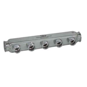 187113510 Collettore inox 10 vie 1"1/4 attacco 3/4" int.50mm IVR - immagine 1