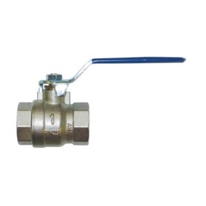 191830209 Valvola a sfera passaggio standard FF maniglia rossa 3" IVR - immagine 1