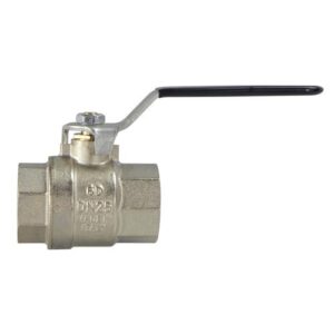 195440219 Valvola a sfera passaggio totale FF maniglia nera 4" IVR - immagine 1