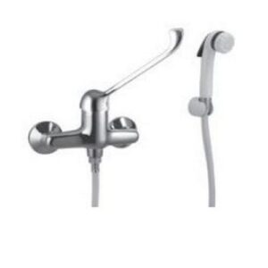 22840CR Monocomando esterno con kit doccia a pulsante Leva clinica PORTA E BINI