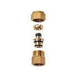 5051 1258190 NIPLEX F 1/2' RAME GIALLO CON ADATTATORE MULTISTRATO 16X2 FAR - immagine 1