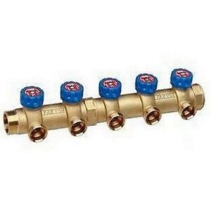 3827 11406 COLLETTORE MULTIFAR 6 VIE 1'1/4' CON ATTACCHI D. 25-26 'CR' FAR - immagine 1
