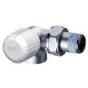 1627 12 VALVOLA TERMOSTATIZZABILE SQ 1/2' COMANDO VERTICALE DX  FERRO FAR - immagine 1
