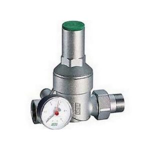 2835 34 RIDUTTORE DI PRESSIONE 3/4' M-F CROMATO CON MANOMETRO FAR