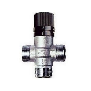 3957 34 MISCELATORE TERMOSTATICO CON ATTACCHI MASCHIO MIS. 3/4' 27÷65° C FAR