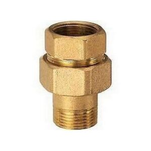 5140 12 RACCORDO DIRITTO 3 PEZZI 1/2' GIALLO FAR - immagine 1