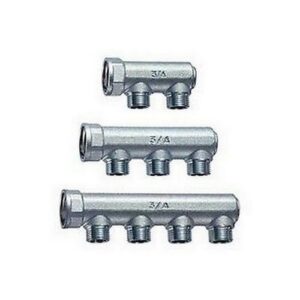 3275 1 COLLETTORE 4 VIE CH 1' ATT. 1/2' MASCHIO TESTA PIANA FAR - immagine 1