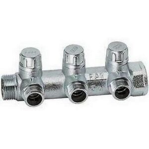 3870 134EU COLLETTORE  3 VIE 'MULTIFAR' DET. 1' X 3/4' MASCHIO EUROKONUS FAR - immagine 1