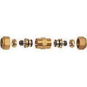 5101 1258200 NIPLEX DOPPIO 1/2' GIALLO CON ADATTATORE MULTISTRATO 16X2.25 FAR - immagine 1