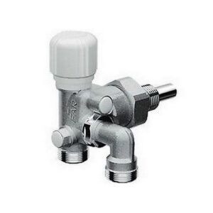 1428 1265 VALVOLA MONO-BITUBO TERMOSTATIZZABILE 1/2' CON INTERASSE VARIABILE 48-65 MM - ATTACCHI VERTICALI SONDA D.12 FAR - immagine 1