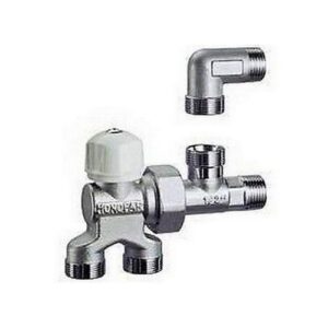 1452 12 VALVOLA MONOFAR 1/2' CON BOCCHETTONE REVERSIBILE E CURVA FAR - immagine 1