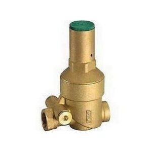 2840 12  RIDUTTORE DI PRESSIONE 1/2' GIALLO F-F ATTACCO MANOMETRO FAR