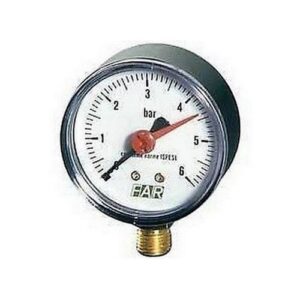2500 R25 MANOMETRO ATTACCO RADIALE 25 ATM FAR