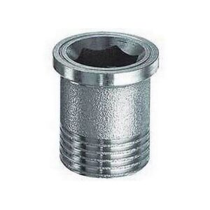 8780 12 CODOLO TESTA PIANA 1/2' CROMATO FAR - immagine 1