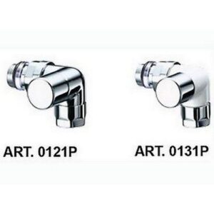 0121 12P TOPFAR - DETENTORE 1/2' AD ANGOLO SX RAME CROMATO COD.PREG. FAR