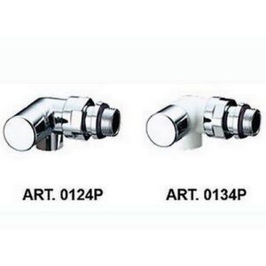 0124 12P TOPFAR - DETENTORE 1/2' AD ANGOLO DX FERRO CROMATO COD.PREG. FAR