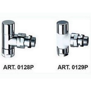 0129 12P TOPFAR - DETENTORE 1/2' SQUADRA RAME BIANCO-CROMATO COD.PREG. FAR