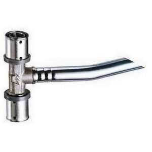 5921200225 PRESSFAR - RACCORDO T 20X2,25 COMPLETO DI TUBO RAME D.15 CM. 25 FAR - immagine 1