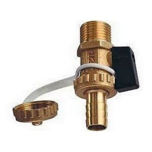 3447 12 RUBINETTO SCARICO CALDAIA GIALLO  MIS. 1/2' FAR - immagine 1