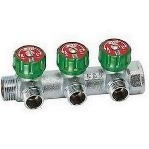 3822 112EU COLLETTORE 3 VIE 'MULTIFAR' 1' X 1/2' MASCHIO EUROKONUS FAR - immagine 1